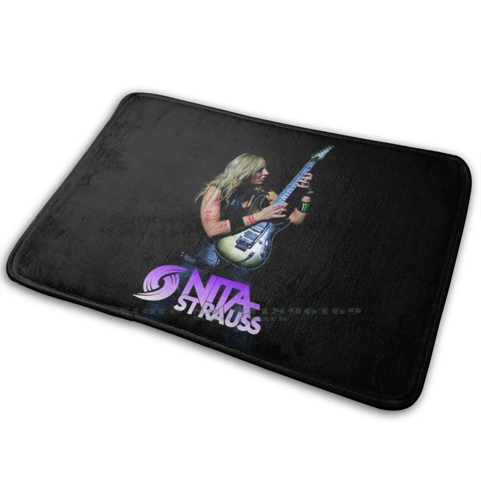 Nita Strauss Mat Rug Carpet Anti - Slip Bedroom Entrance Door Mat Nita Strauss Alice Cooper Band Music Live Guitar