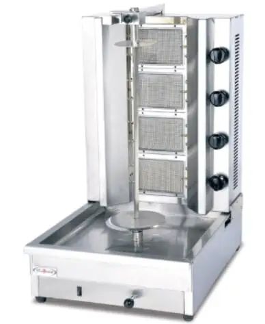 

DC-G4 four burners shawarma machine,Doner kebab machine,gas bbq , Doner and gyros grill by sea free shipping by sea