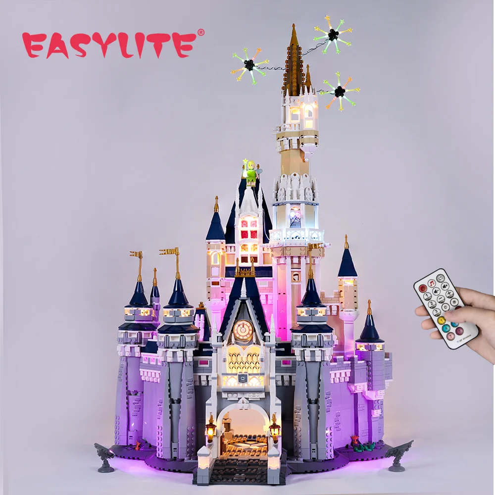 LED Light Set For 71040 Cinderella Princess Castle Compatible with 16008/30010 Blocks Bricks Only Lighting Kit NOT Include Model