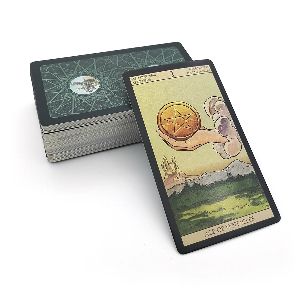 Karta Flash rycerz Tarot. Mistyczne wróżby wyrocznia. Angielski Tarot. Hiszpański Tarot. Francuski. Tarot niemiecki Tarot. Wysoka jakość