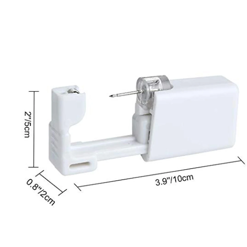 1/2Pcs Disposable Sterile Ear Piercing Unit Cartilage Tragus Helix Piercing Gun No Pain Piercer Tool Machine Kit Stud Jewelry