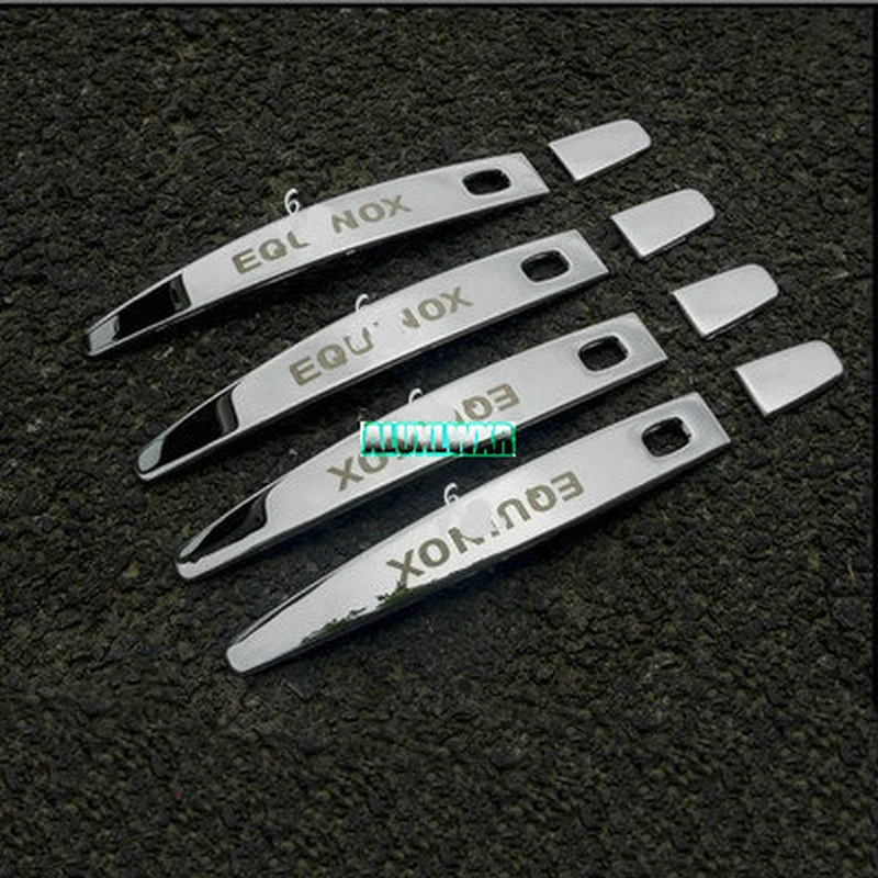 3 Color Car Door Handle Cover Trim Decoration 8pcs/set Stainless Steel Third GE 2018 2019 Styling for Chevrolet Holden Equinox