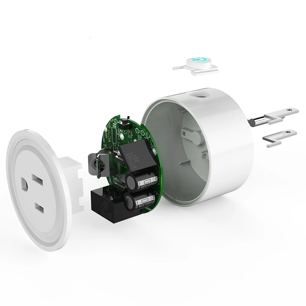 New Smart Wifi Socket US Power Plug Mobile APP Remote Control Work with Amazon Alexa Google Home Smart Life voice control socket