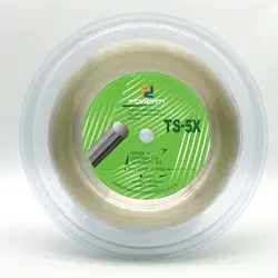 Powerti Tennisball Netz 200m Rollen 1,18mm dünne zehn Kanten Hart draht Gymnastik netz Polyester Tennis schläger String Zyklon 50-60lbs Linie