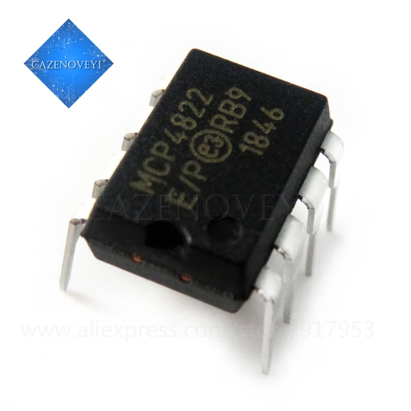 1pcs/lot MCP4822-E/P MCP4822 DIP-8 new original In Stock