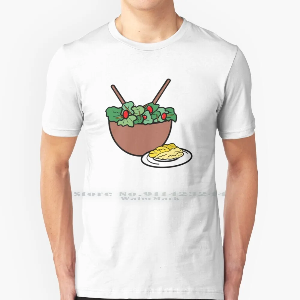 Tossed Salads And Scrambled Eggs 100% Cotton T Shirt Frasier Crane Kelsey Grammer Food Classic Tv Tv Classics Frasier Tossed