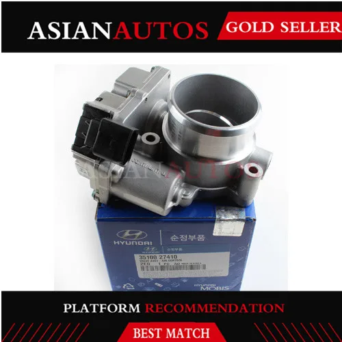 

New Diesel Throttle Body 35100-27410 for Hyundai Santa Fe II Tucson JM Sonata Rondo Optima 2.0 2.2 KIA Ceed 2008- 3510027410