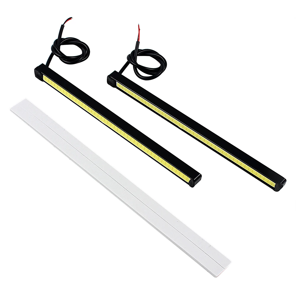 

15,5 см COB Автомобильные дневные ходовые огни, 12 В постоянного тока, дневные ходовые огни в алюминиевом корпусе, автомобильный Стайлинг