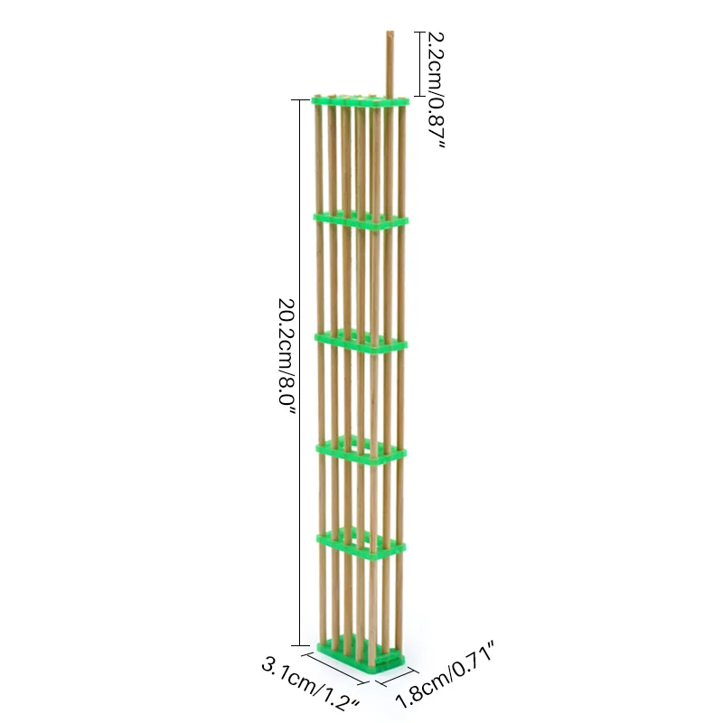 10Pcs Beekeeping Prooduct Bamboo Longer Queen Bee Cage Isolation Transport Cages Five Lengthened Apiculture Beekeeper Tools