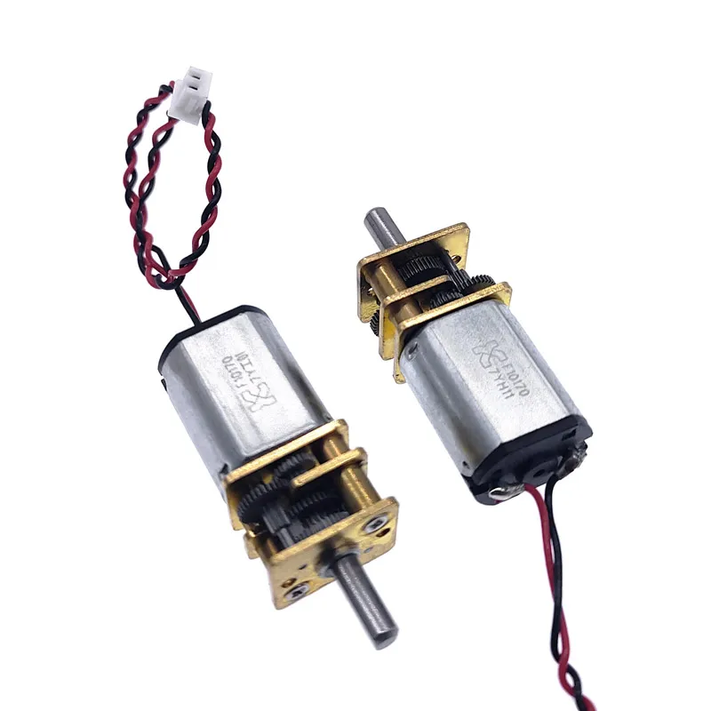 5Pcs G12-N20 Micro Metal Gear Motor with Gearwheel DC Motors Reduction motor D shaft 3V-9V rated voltage 6V rated speed 66RPM image 4