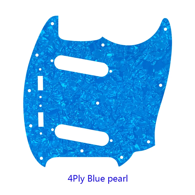 Fei Man Custom Guitar Pickguard Scratch Plate, US Mustang, Flame Pattern