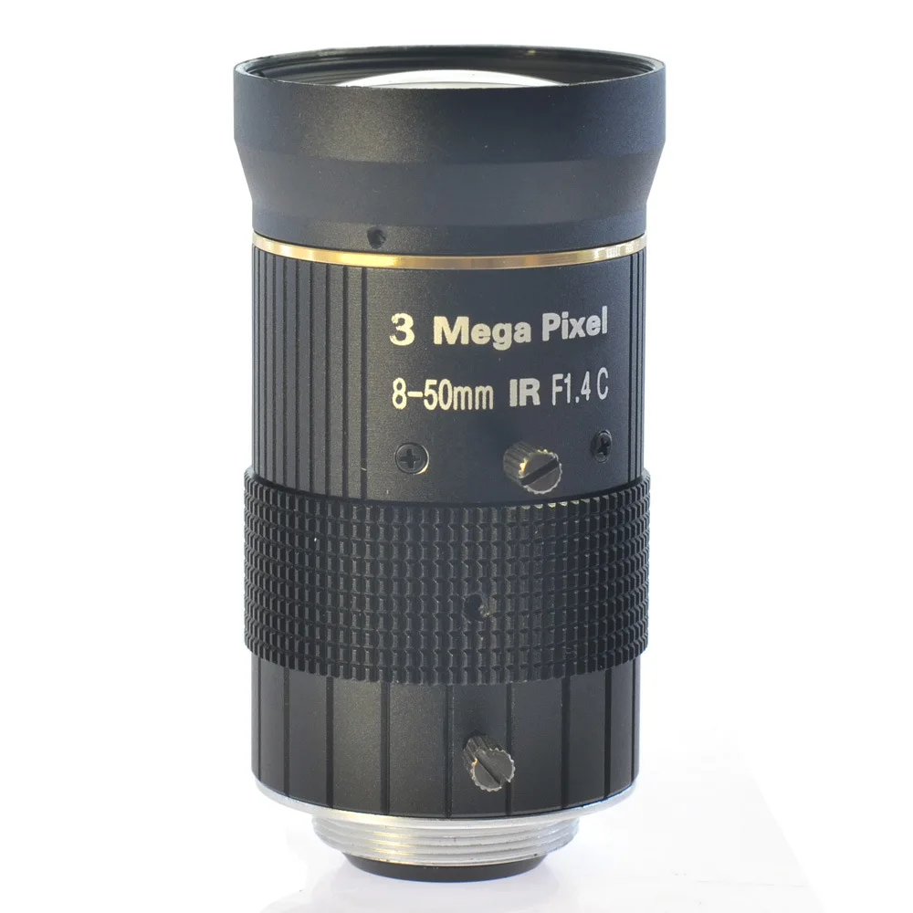 HD 3 Megapixel C-Port Industrial Lens 8-50mm Zoom Manual Aperture Industrial Visual Lens