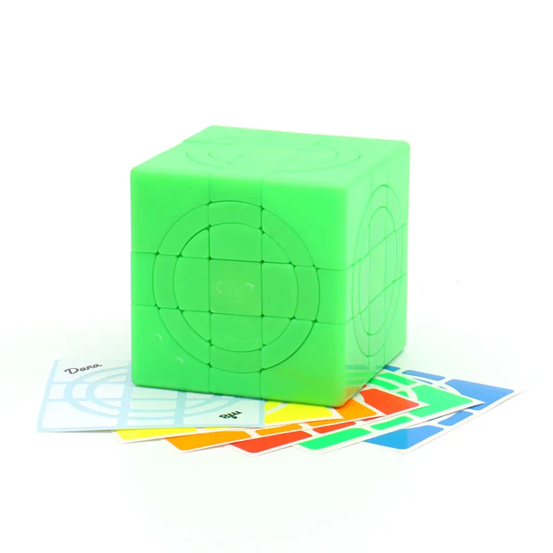 Nuovo originale Mf8 Doppio Cerchio Cubo Magico 3x3x3 Collezione Pazzo Cubo Magico Giocattoli Giocattoli Educativi Professionali con Forma di Anello