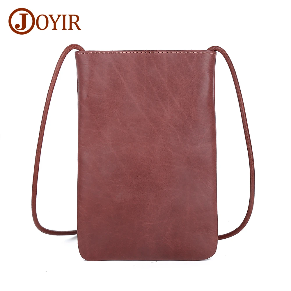 JOYIR Genuine Leather Small Crossbody Bags Women Fashion Phone Bag Shoulder Messenger Bag for Girls Mobile Phone Pouch New