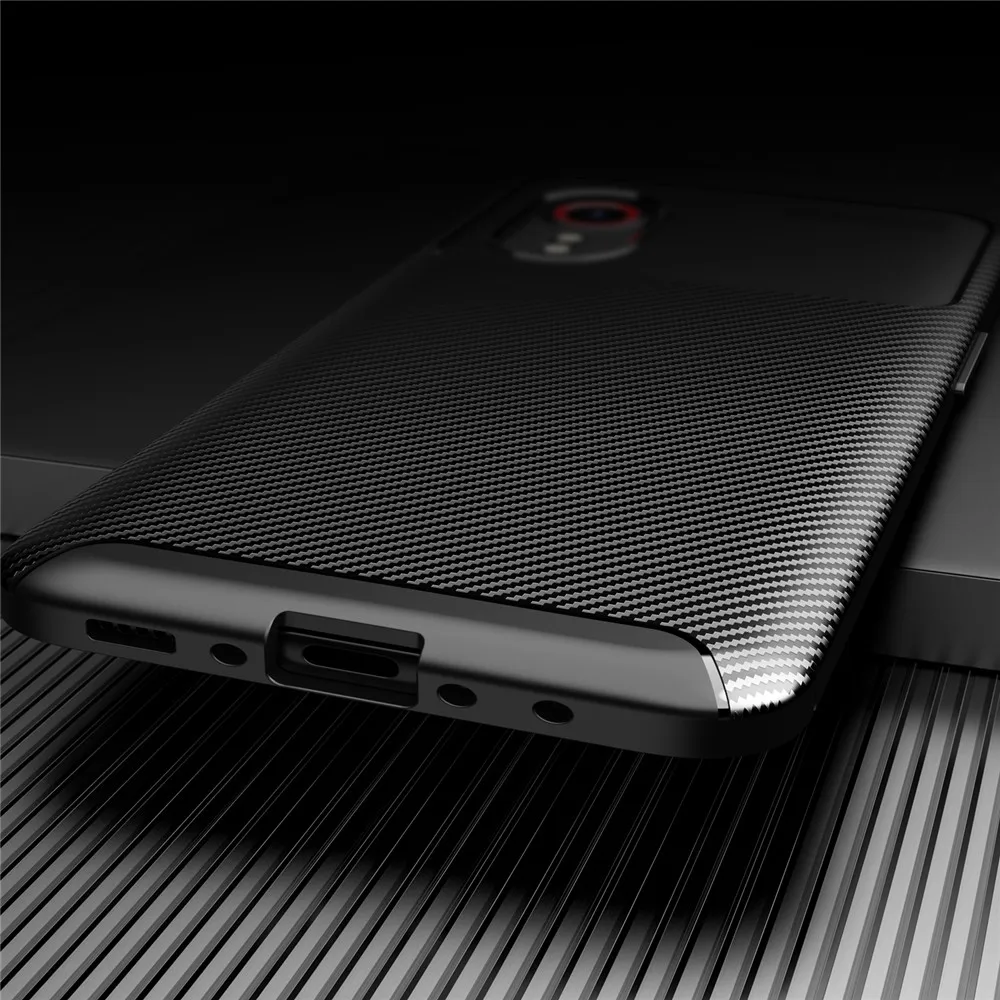 For Samsung Galaxy XCover 5 Case Carbon Fiber Texture Phone Cases Sumsung X Cover 5 XCover5 SM-G525F 5.3\