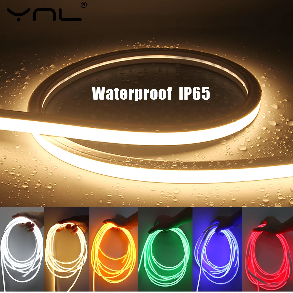 12V LED Strip Light Waterproof IP65 Outdoor LED Flexible Neon Lamps 120LEDs/M Room For Home Decor DIY Holiday Christmas Lighting