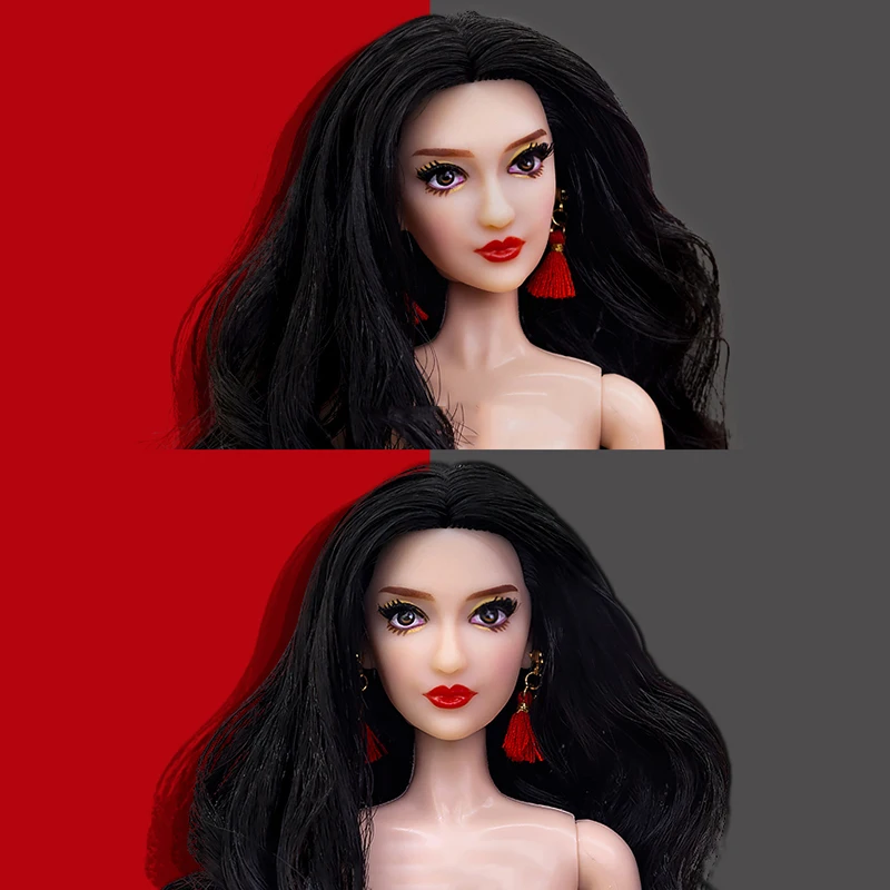 Limitowana edycja 1/6 BJD lalki chińskich kobiet ruchome 22 wspólne Body nagie kobiece moda urocze lalki