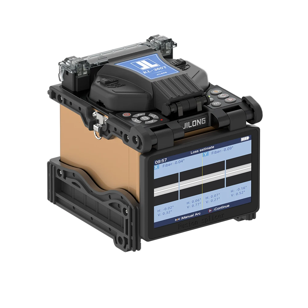 Imagem -02 - Jilong-backbone Optical Fusion Splicer Kl360t