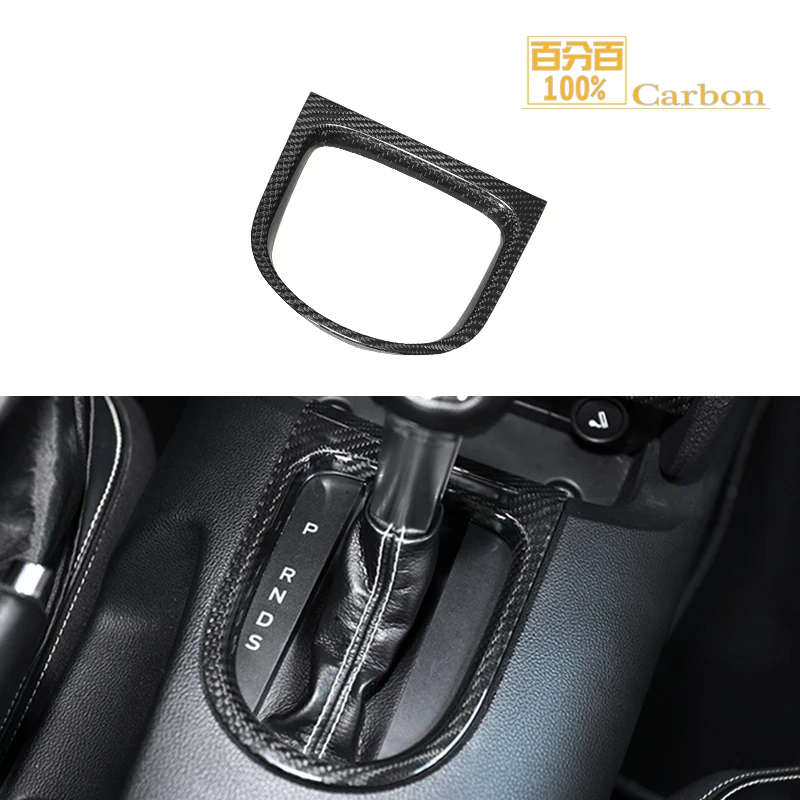 

Carbon Fiber Car Accessories Gear Shift Box Frame Cover For Mustang 2015-2023 Interior Trim