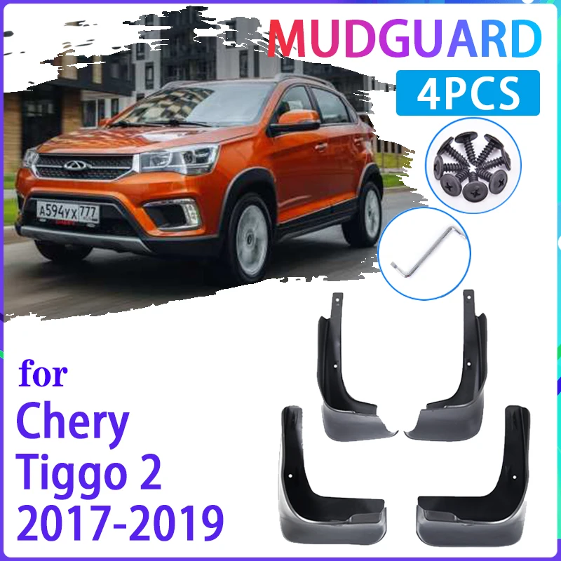 

Car Mud Flaps for Chery Tiggo 2 3X 2017 2018 2019 Mudguard Splash Guards Fender Mudflaps Auto Accessories