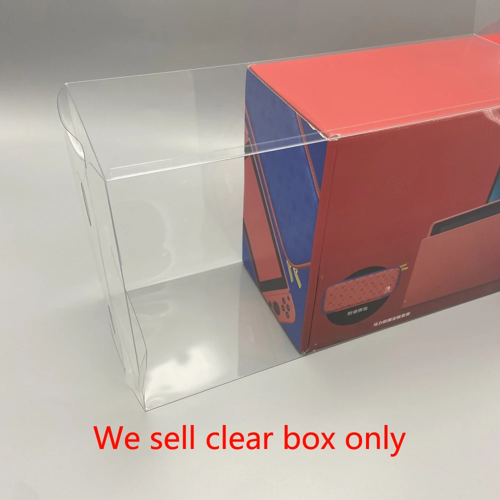 

Clear transparent box For Switch NS Red Limited Edition for Mario 35th Anniversary Limited Display plastic PET Protector