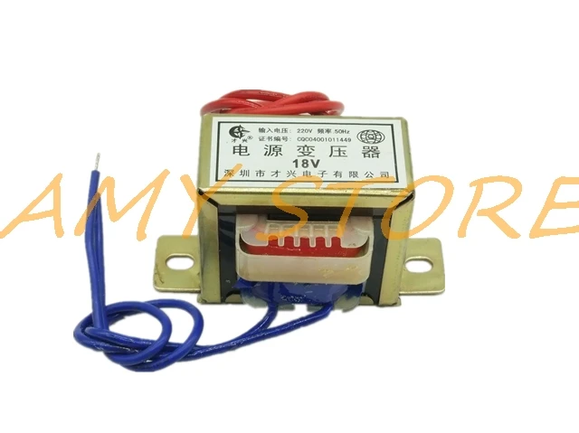 EI48*18 DB-8VA 8W Output AC 6V 9V 12V 15V 18V 24V 30V EI Ferrite Core Input 220V 50Hz Vertical Mount Electric Power Transformer