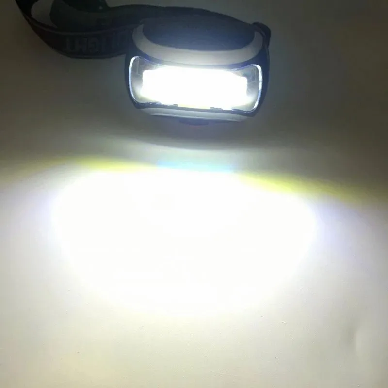 Mini COB LED Headlamp 3 Modes Waterproof Torch Headlight Head Flashlight Lanterna Fishing Lighting Outdoor Camping Light Night