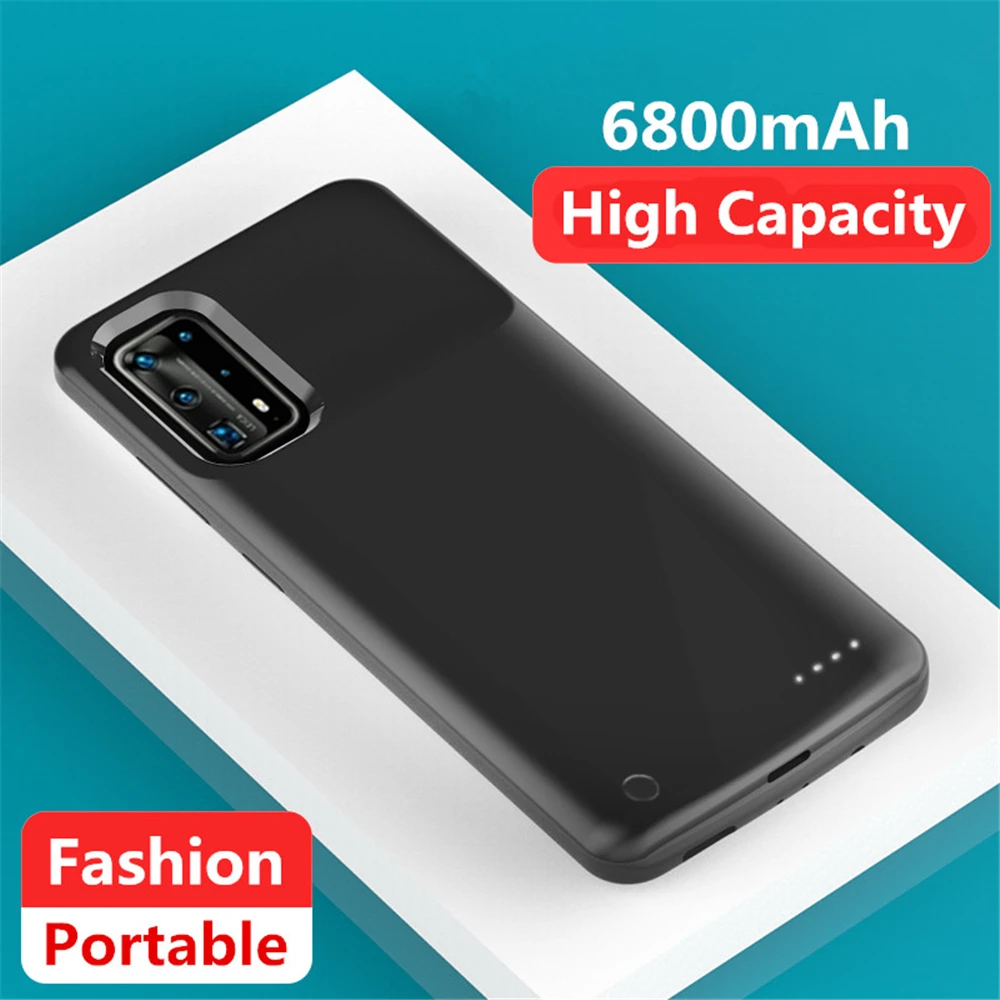 NTSPACE Battery Charger Cases for Huawei P40 Pro Battery Case 6800mAh External Power Bank Cover for Huawei P40 Charging Case