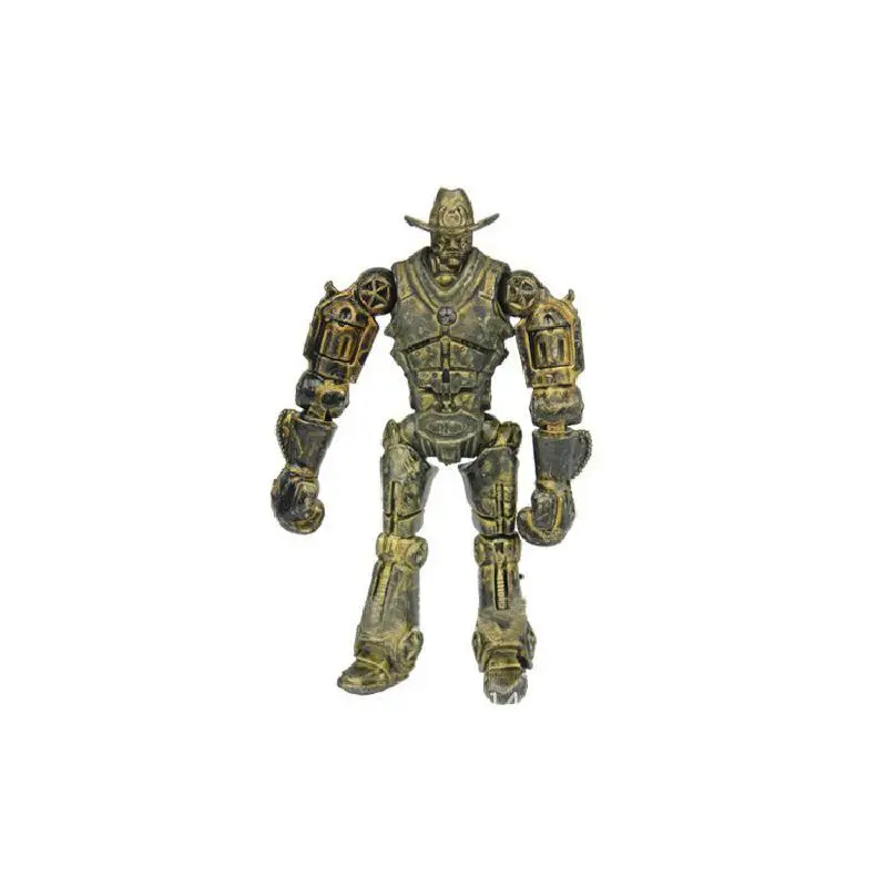 8pcs/set 13cm Real Steel Zeus Atom Midas Adam Raider Robot Model Toys Gift Action Figure Collect ornament children Christmas toy