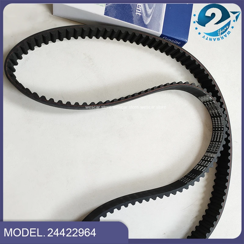 Original Timing Belt 24422964 40802*24MM For Chevrolet Cruze Sonic Aveo Buick Regal Pontiac G3 Opel Astra Insignia Vectra Zafira