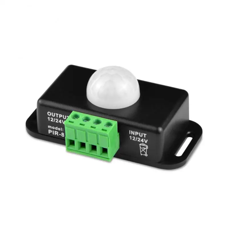 PIR Lampu Tubuh Manusia Inframerah dengan Lampu Sensor dengan Saklar Sensor Lampu Tegangan Rendah dengan Pengontrol 2 Warna Opsional