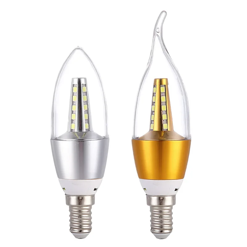 

1PCS 7W 9W Led Candle Bulb E14 Base Led Light 110V 220V 2835 SMD LED Lamp Light Warm/Cool White Chandelier Bulb Light Oval Tail