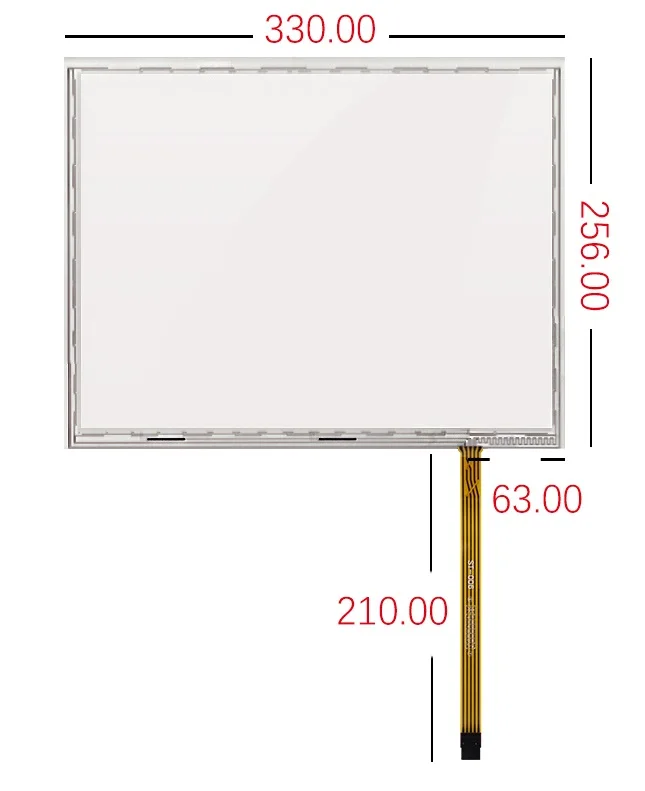 New 15-inch 5-wire touch screen replaces the ELO industrial equipment display handwritten screen outside the screen