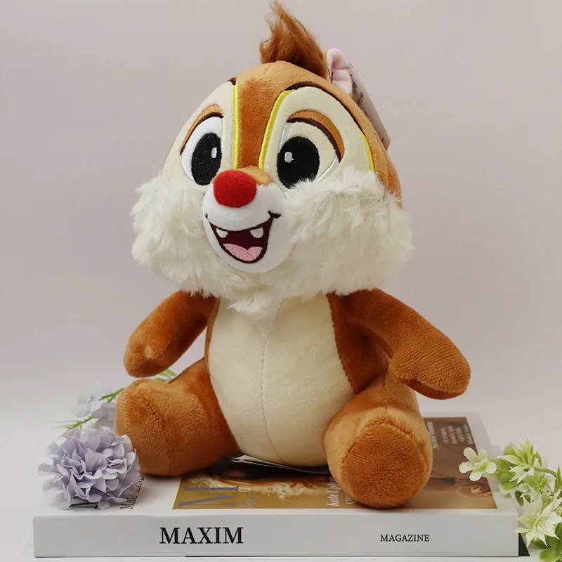 22cm Kawaii Chip & Dale Set Disney Plush Toys Simba The King Lion Anime Movie Chipmunk Doll Stuffed Animals Gift Items For Kids