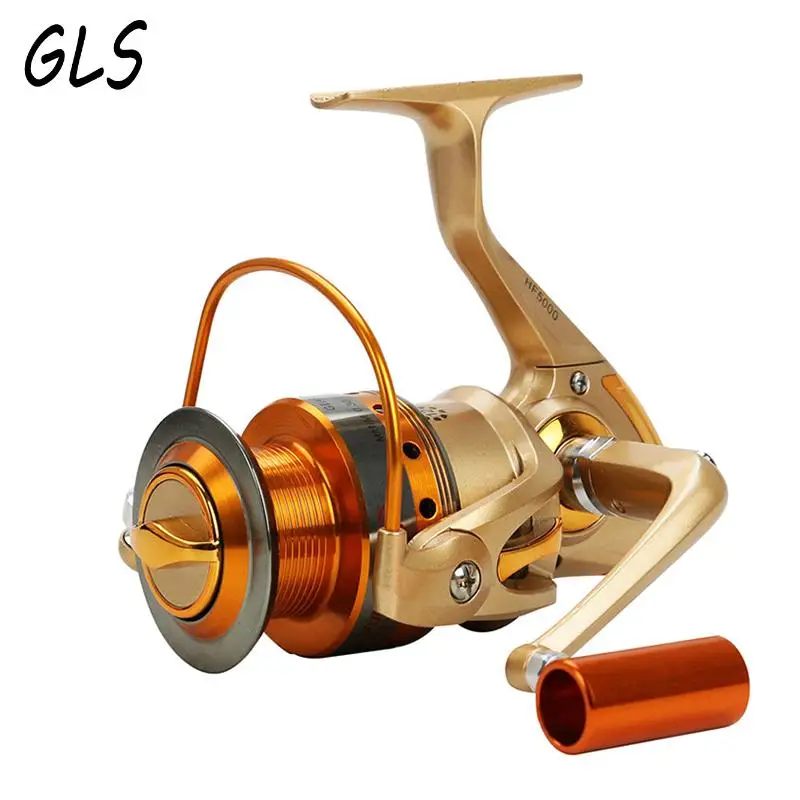 2024 New 500-9000series12BB 5.5:1 Spining reel Full Metal Fishing wheel Rotate the spool Fishing reel