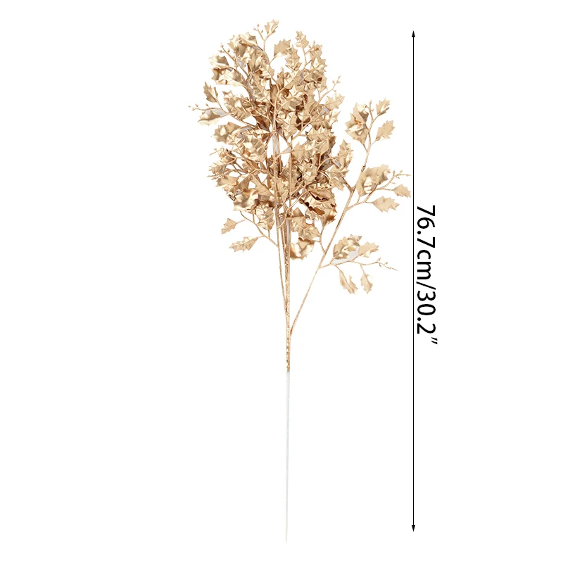 Goldene Serie Künstliche Blumen Konzentrischen Bouquet Eukalyptus Blätter Gefälschte Pflanzen Für Home Decor Hochzeit Weihnachten Party Blumen – Detail 23