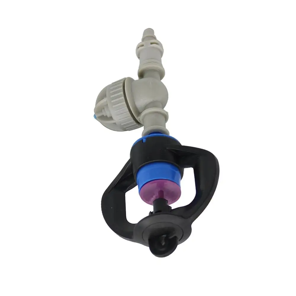 5 set Anti-drip Spherical device with Atomized Rotary micro-nozzles barbed 4/7mm connector garden irrigation Watering Kits