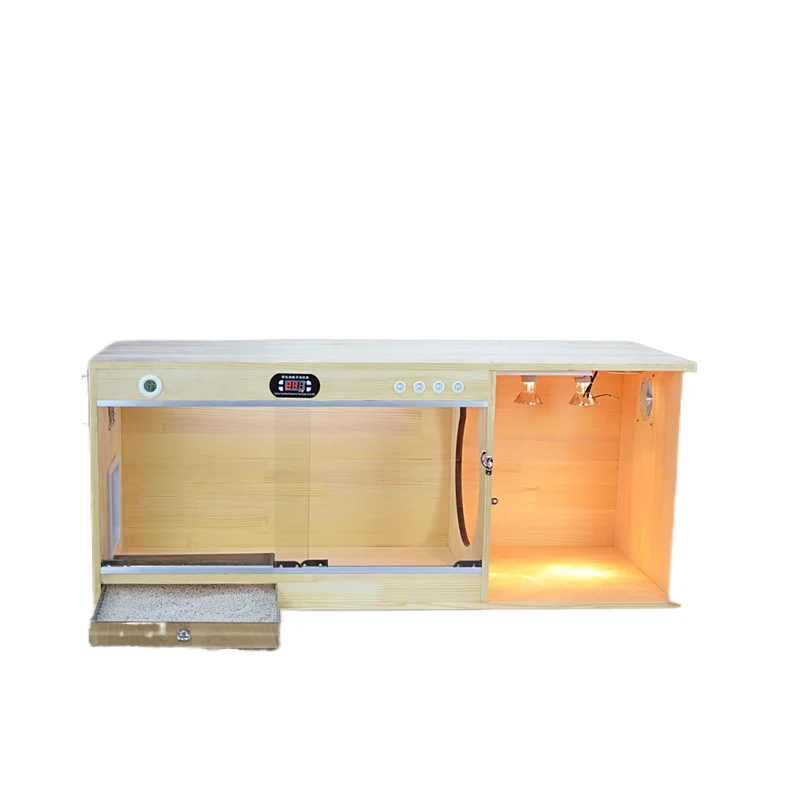 Waterproof solid wood ecological board of cat and dog delivery room pet incubator antiseptic oak material