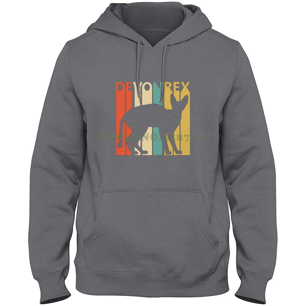 Devon Rex Cat 100% Pure Cotton Hoodie T-Shirt Devon Rex Cat Gift Devon Rex Mom Devon Rex Dad