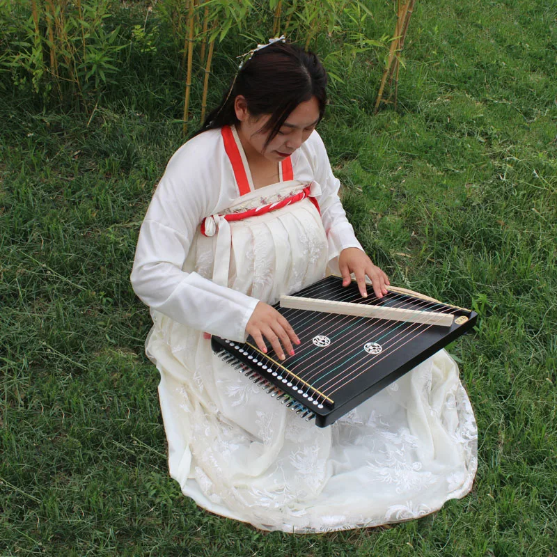 Guzheng Finger Training Instrument  21 /14 Strings Professional Hand Device Portable Mini Zither