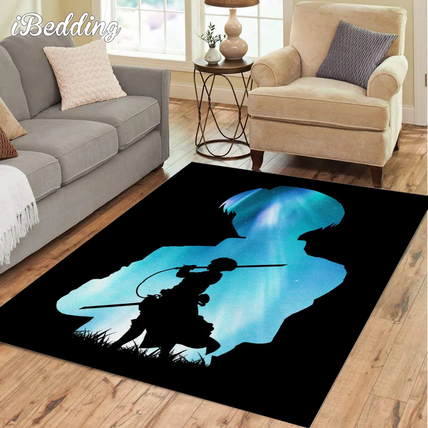 Attack on Titan Carpet Living Room Summer Lounge Rug Japanese Anime Rugs Kids Children Bedroom Carpet 3d Printed Floor Mats