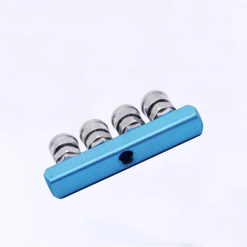 1pcs Pneumatic quick connector Multi-pipe C type quick joint gas line 1 out 9-8-7-6 gas path through SML-2/3/4/5 four-way