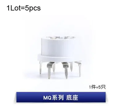 Carbon Monoxide Gas Sensor MQ-2 MQ-3  MQ-5 MQ-6 MQ-7  MQ-135 Gas Sensor Header and Feet Cradle MQ Socket Base