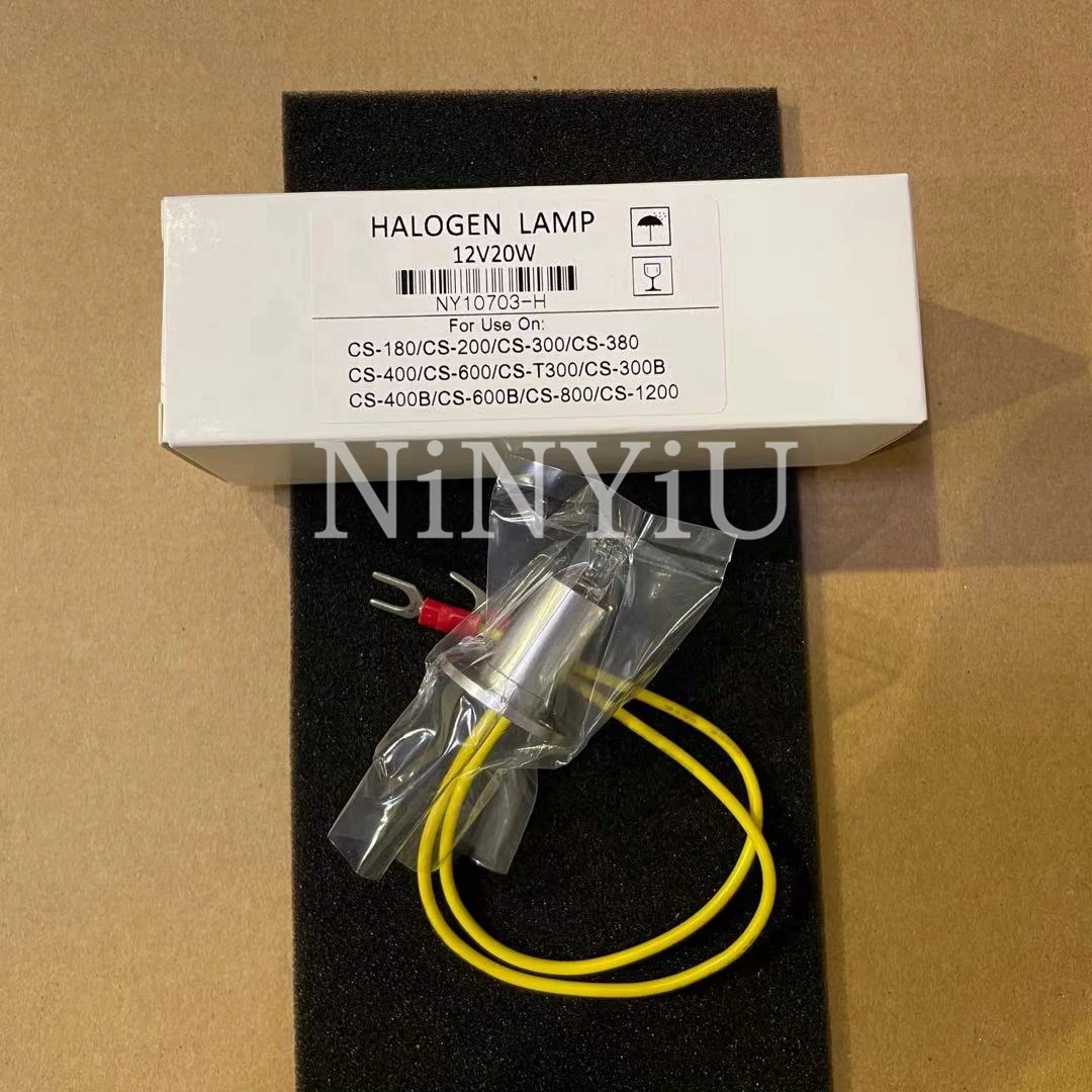 Dirui CS300 12V20W Lamp For DIRUI CS-T240 CS-T300 CS400 CS600 CS800  Biochemical Analyzer DIRUI 12V 20W CST240 Halogen Bulb