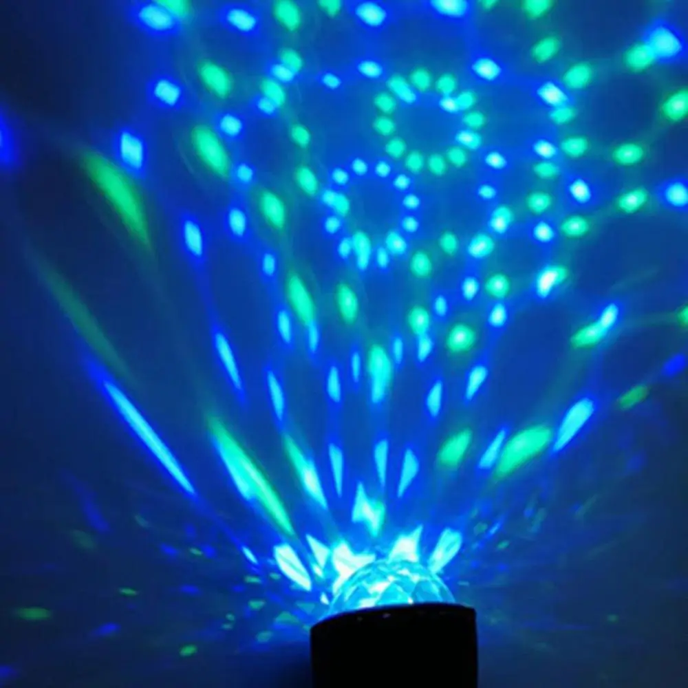 GO FOLLOW Stage Light Disco Ball Magic Effect Lamp Mini Led Voice Activated Ball USB Crystal Flash DJ Lights LW004