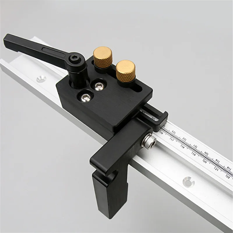 Miter Track Stop Track Limit For T-Slot T-Tracks Stop Chute Limiter Locator Woodworking DIY Manual Tools