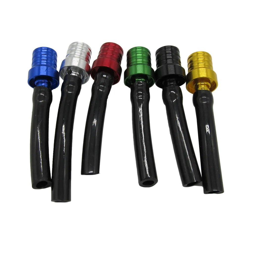 6pcs/lot Breather Hose Gas Fuel Tank Cap Vent CNC For Honda XR50 CRF50 CRF YZF RMZ KLX KTM DRZ ATV Pit Dirt Bike COLOR RANDOM