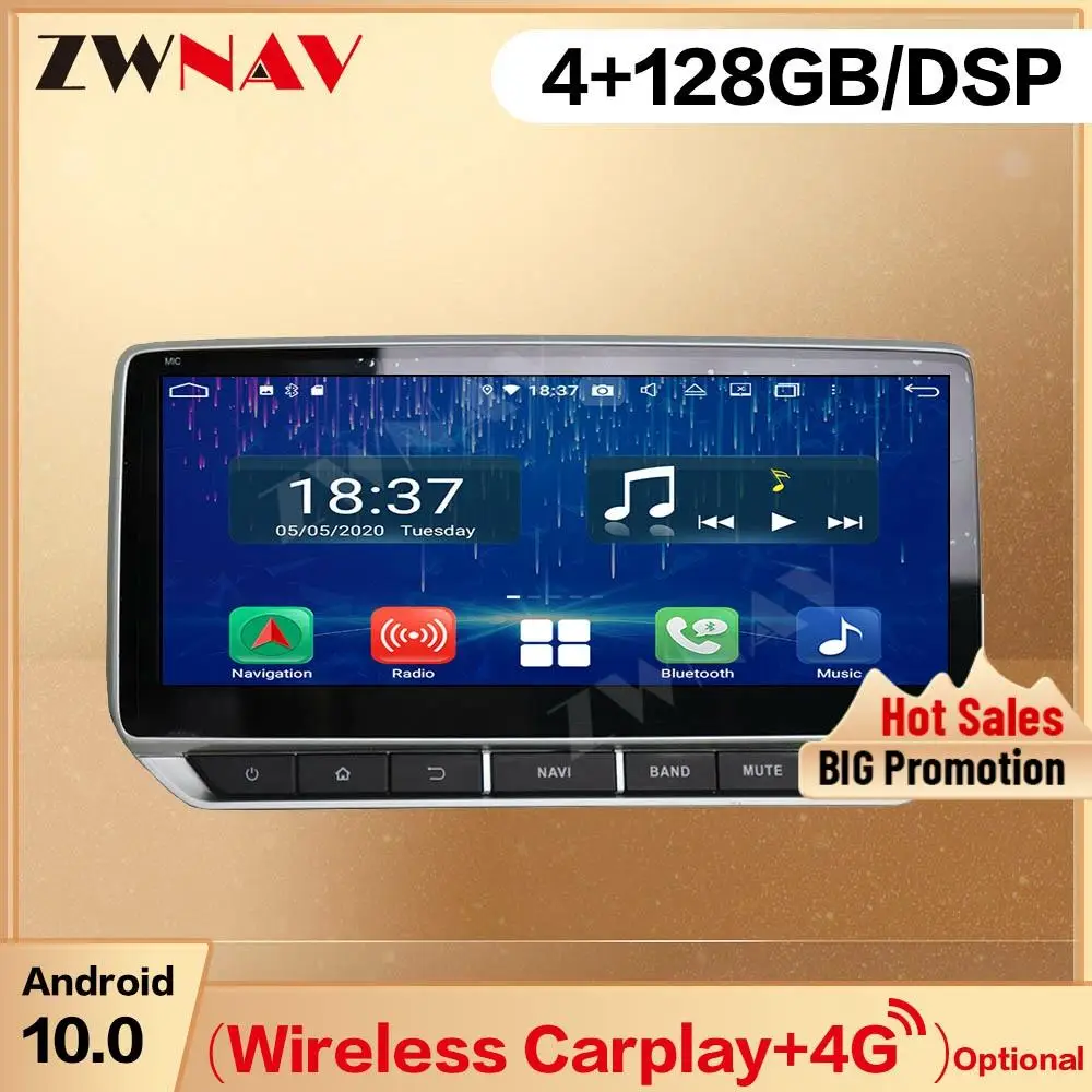 128G Carplay 2 Din For Nissan Tenna Sylphy 2019-2020 Android 10.0 Screen Player Audio Radio GPS Navigation Head Unit Auto Stereo