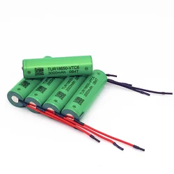 Bateria 18650 VTC6 3000mAh 30A drut spawalniczy do 12V 16.8V 18V 21V 25V wiertarka elektryczna śrubokręt bateria Shurika 5 sztuk Turmera