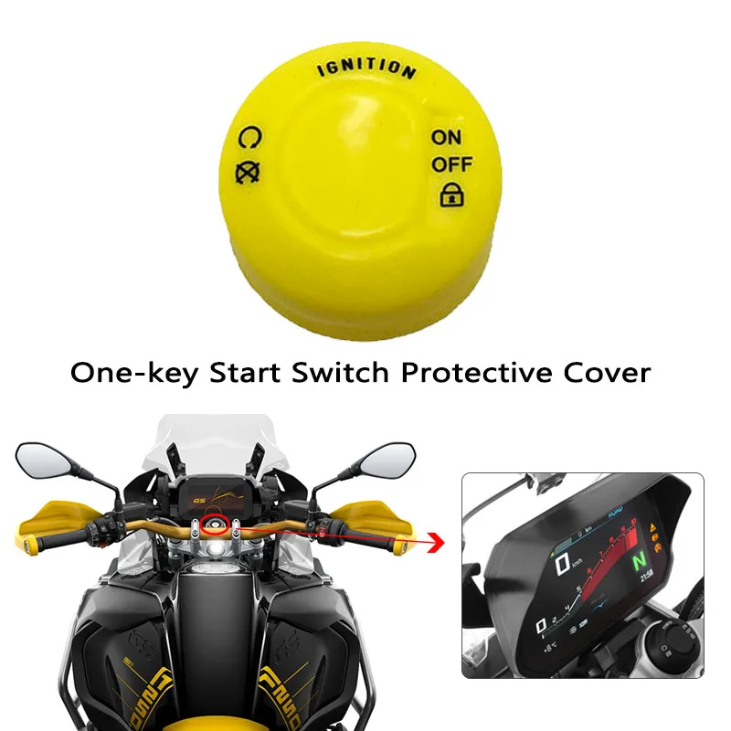 

For BMW R1250GS Adventure 40th Anniversary Edition R 1250 GS LC ADV 2020 2021 One-key Start Switch Protective Cover Motorcycle